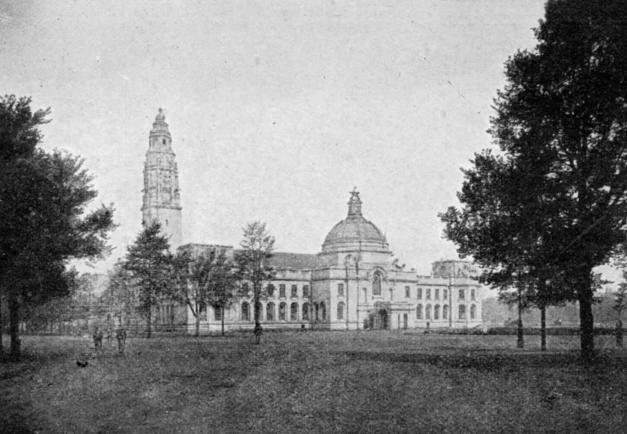 The New Law Courts, Cardiff, julkaistu The Graphicissa 27. lokakuuta 1906 tekijältä English Photographer