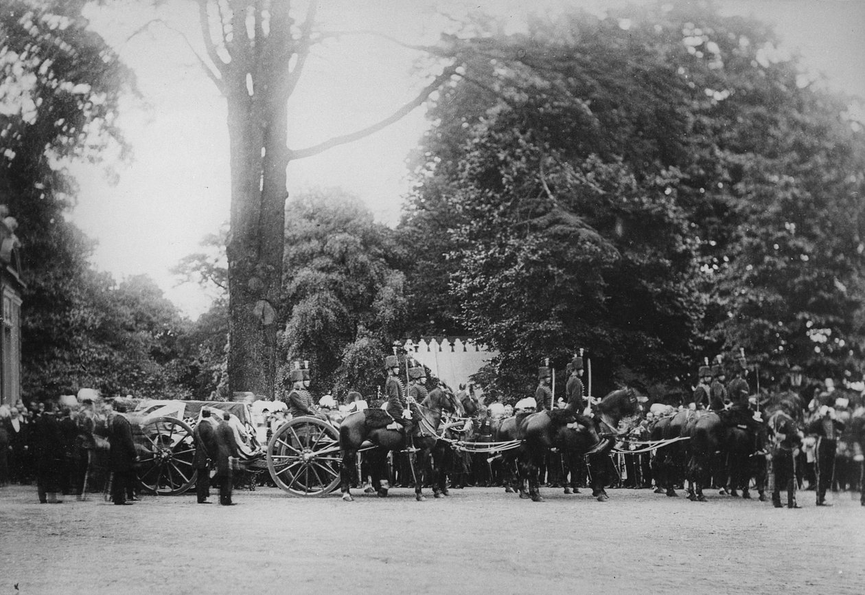 Prince Imperials Funeral Cortege, Camden Place, 12. heinäkuuta 1879 tekijältä English Photographer