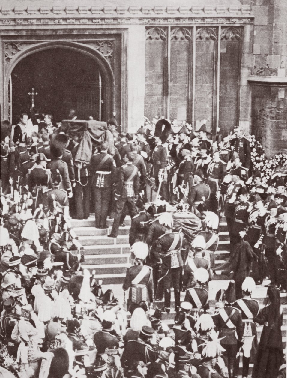 Edward VII:n hautajaiset tekijältä English Photographer