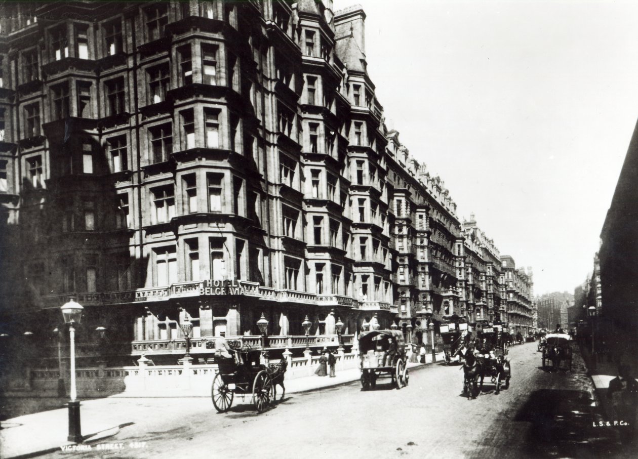 Victoria Street, Lontoo n. 1900 tekijältä English Photographer