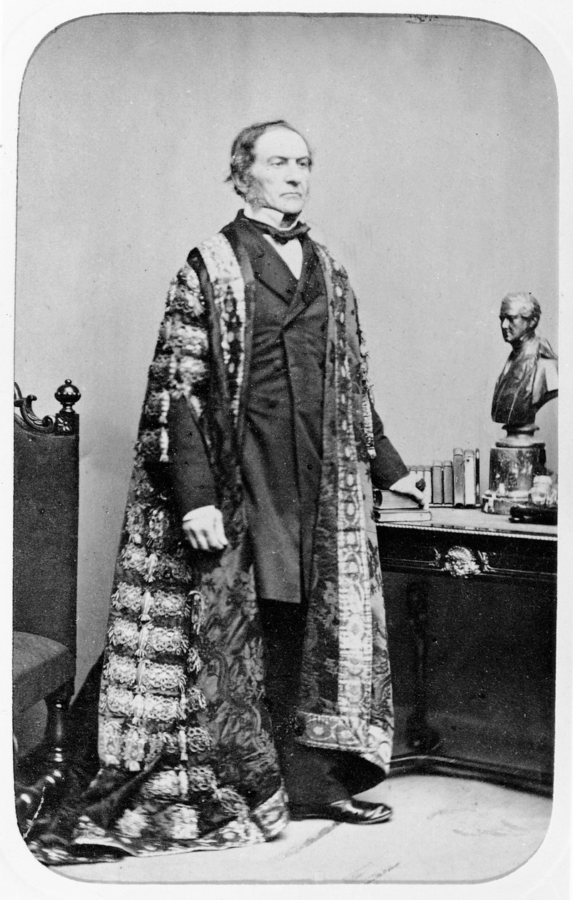 William Ewart Gladstone, noin 1860 tekijältä English Photographer