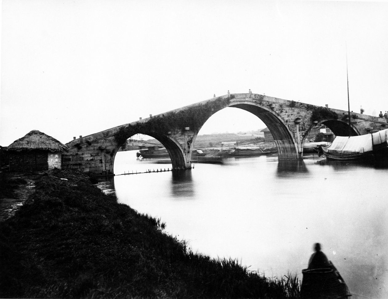 WongDoo Bridge, Soochow Creek, n. 1870 tekijältä English Photographer