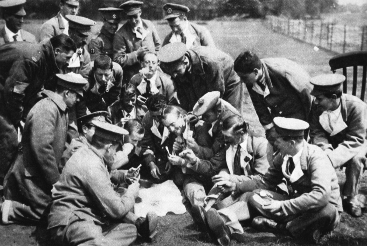 Haavoittunut länsirintamalla: uljaat eteläafrikkalaiset sairaalassa Englannissa, The Illustrated War News, 26. heinäkuuta 1916 tekijältä English Photographer