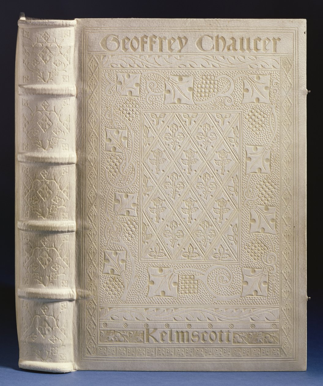 21.M.1 Doves Binderyn sidos Kelmscott Chaucerille, 1896 (siannahka) tekijältä English School