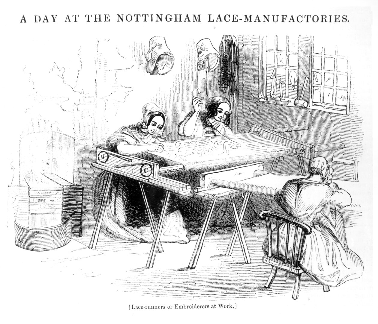 Päivä Nottingham Lace Manufacturersissa tekijältä English School
