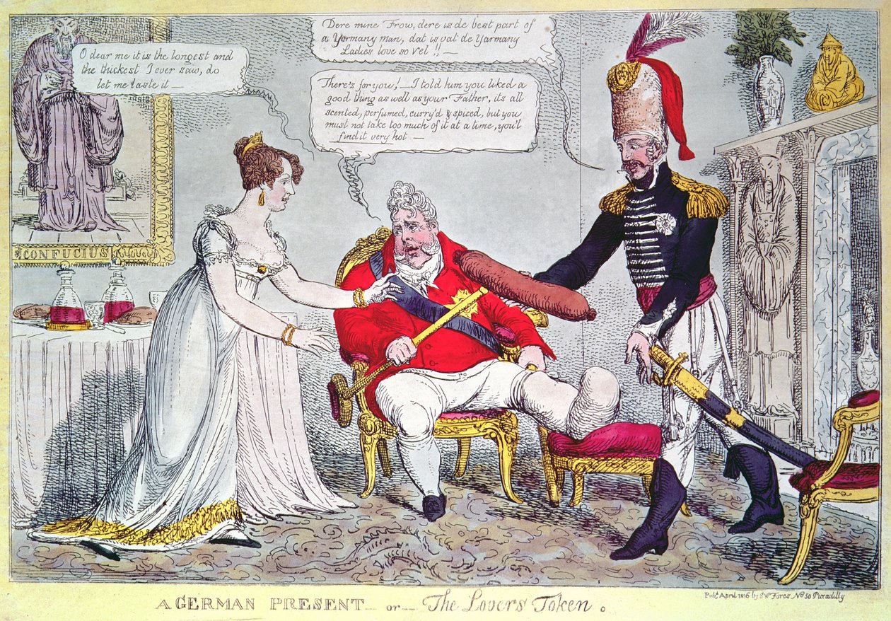 Saksalainen lahja tai rakastajan merkki, 1816 tekijältä English School