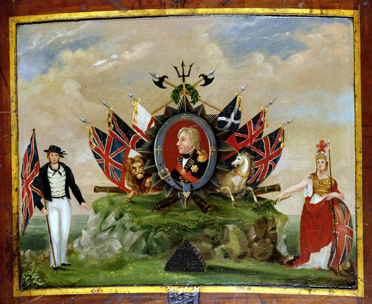 Tribute to Nelson (1758-1805) n. 1820 tekijältä English School