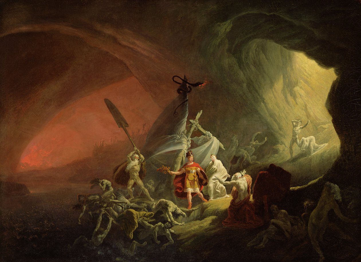 Aeneas ja Sibylli, n.1800 tekijältä English School