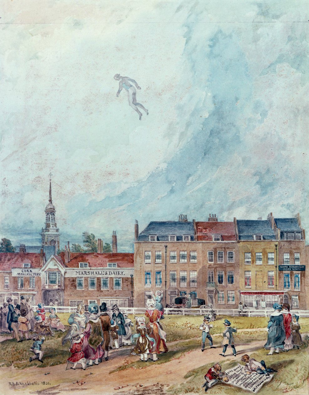 An Aerial Guy Fawkes, 1840 tekijältä English School