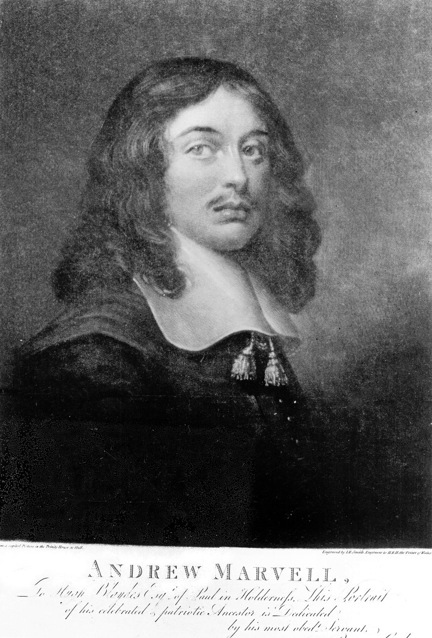 Andrew Marvell (1621-78), kaiverrus John Raphael Smith (1752-1812) tekijältä English School