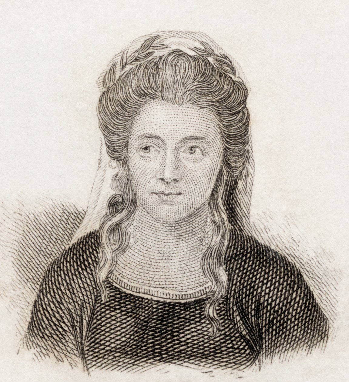 Anna Seward, 1825 finn tekijältä English School