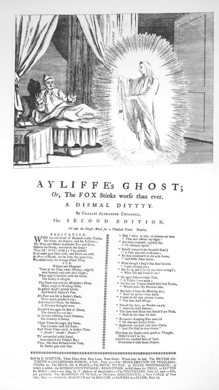 Charles Alexander Churchill (1731-64) Ayliffe