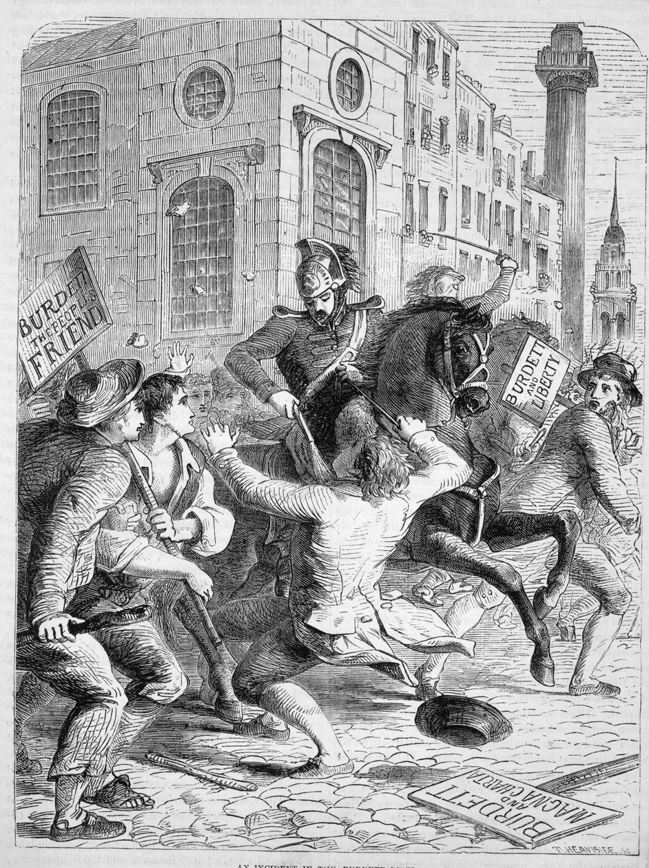 Burdett Riot, 1810 tekijältä English School