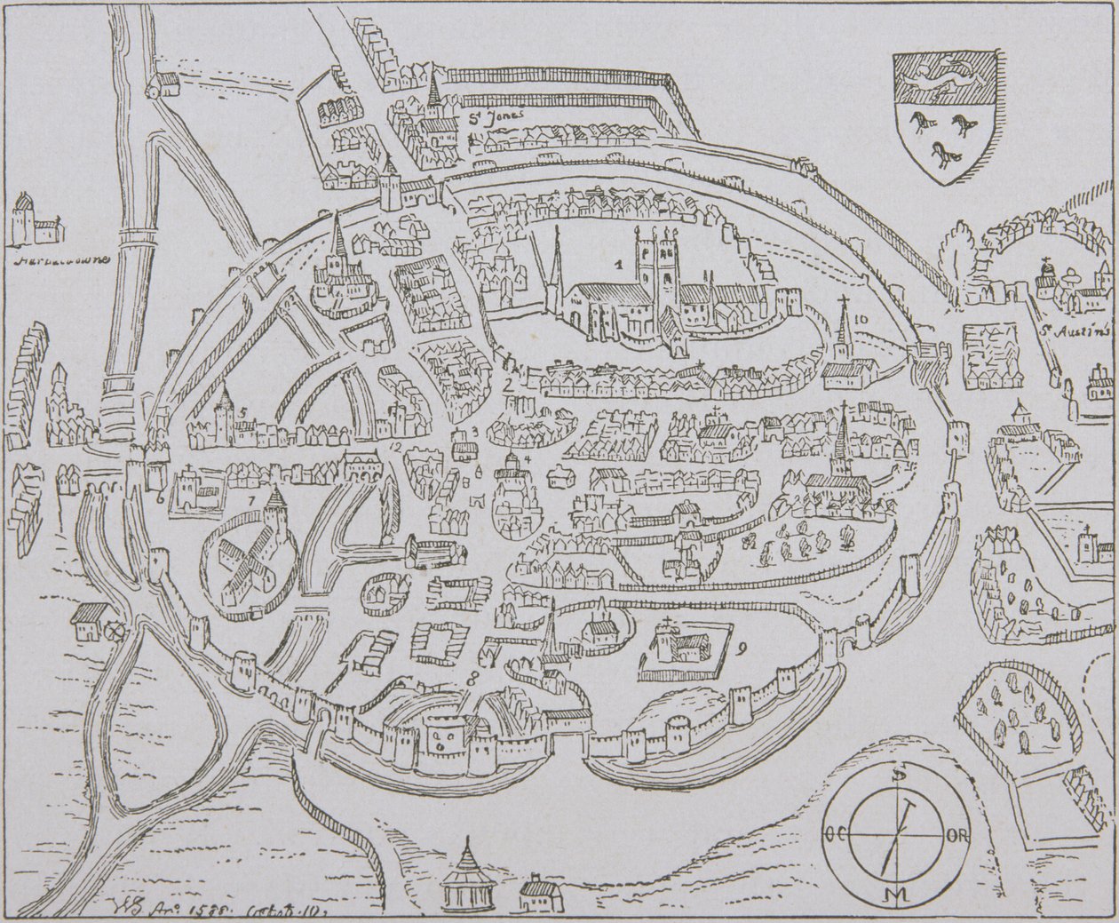 Canterbury, 1588 tekijältä English School
