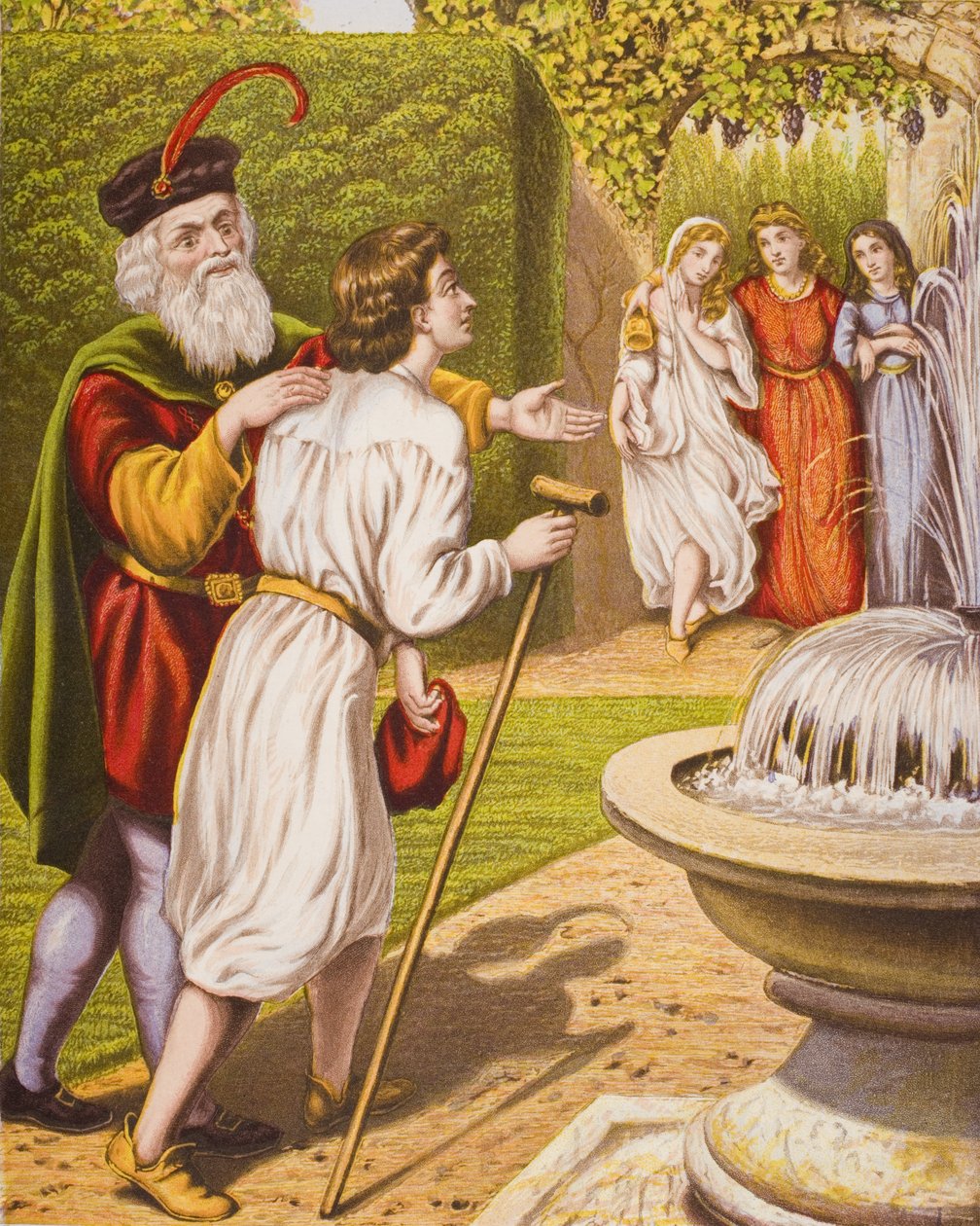 Carnal Security esittelee vaimonsa ja tyttärensä Tender Conscienceen, joka on esimerkki John Bunyanin (1628-88) "Pilgrim