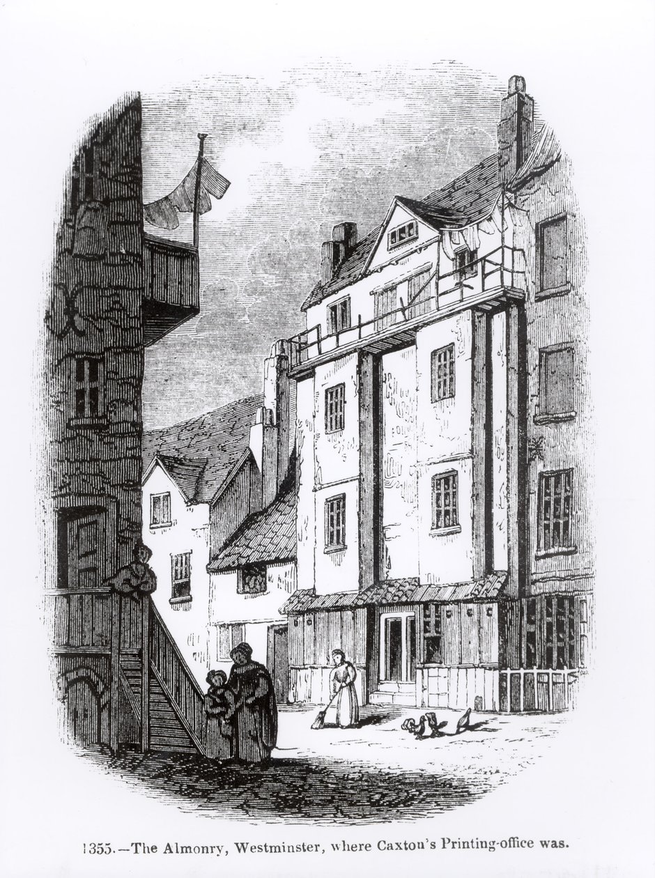 Caxtonin kirjapaino, The Almonry, Westminster tekijältä English School