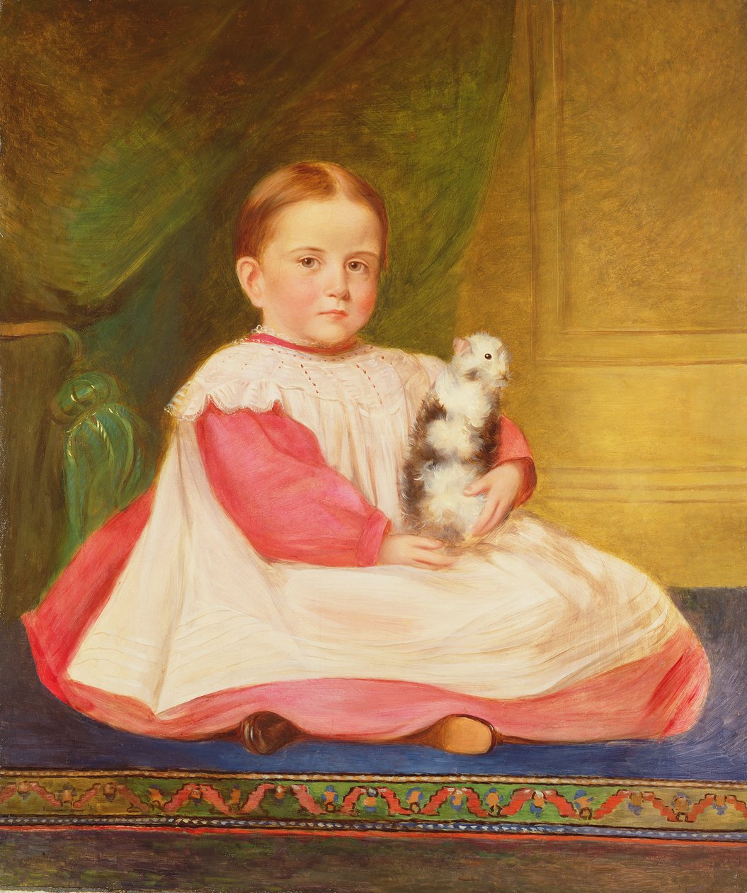 Lapsi marsun kanssa, n.1870 tekijältä English School