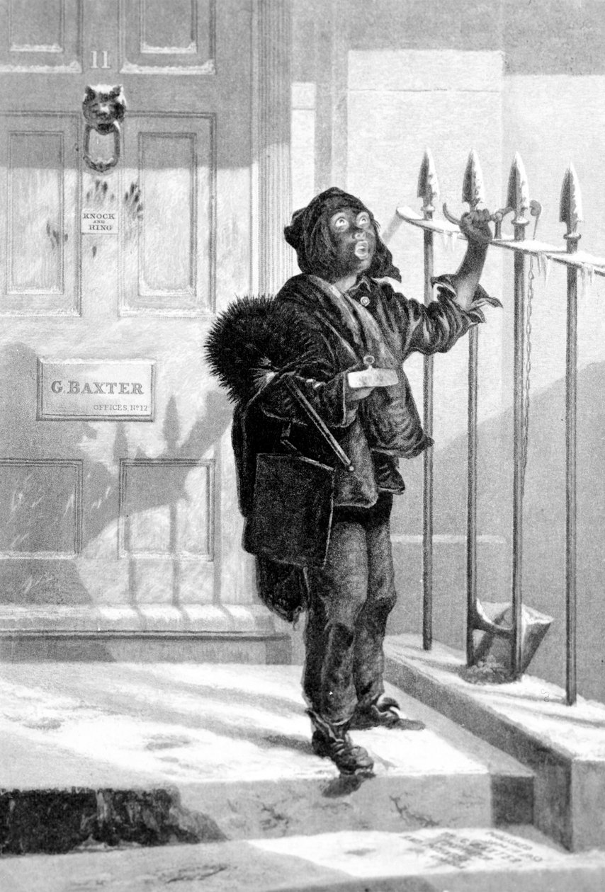 Savupiipun nuohooja Morning Call -lehdessä,1853 tekijältä English School