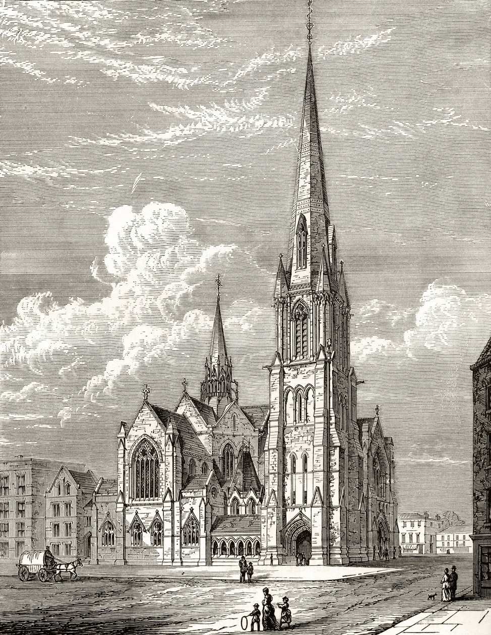 Christ Church, Westminster Bridge Road, Lambeth, "London Pictures: Drawn with Pen and Pencil", kirjoittanut pastori Richard Lovett, julkaistu 1890 tekijältä English School
