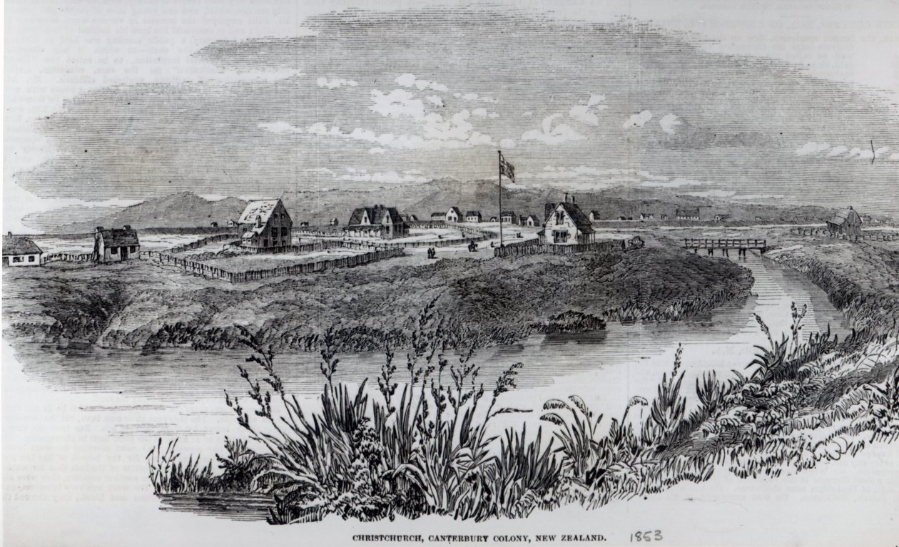 Christchurch, Canterbury Colony, Uusi-Seelanti, 