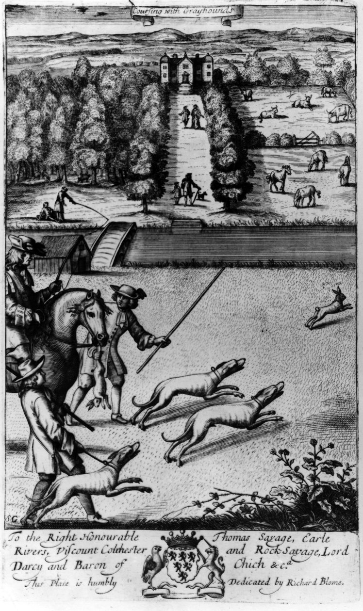 Coursing with Greyhounds, Richard Blomen julkaisijasta The Gentleman