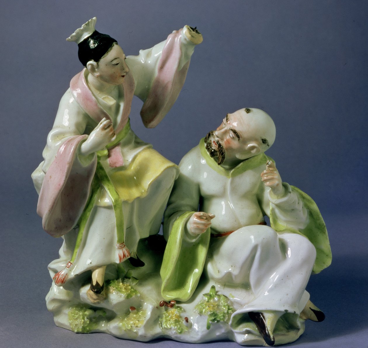 Derby-ryhmä, varhainen Blanche-kausi, n. 1750-1754 (posliini) tekijältä English School