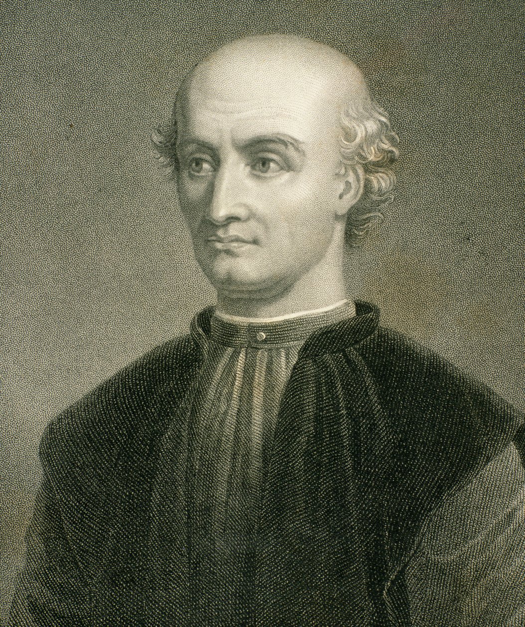 Donato Bramante (1444-1514) Galleria of Portraits -julkaisusta, julkaistu vuonna 1833 tekijältä English School