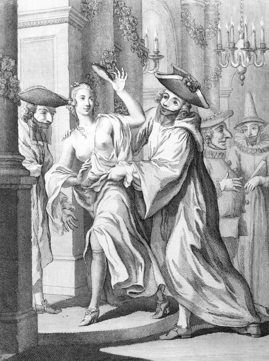 Elizabeth Chudleigh, Bristolin kreivitär, pukeutuneena Iphigeniaksi, noin 1749. tekijältä English School