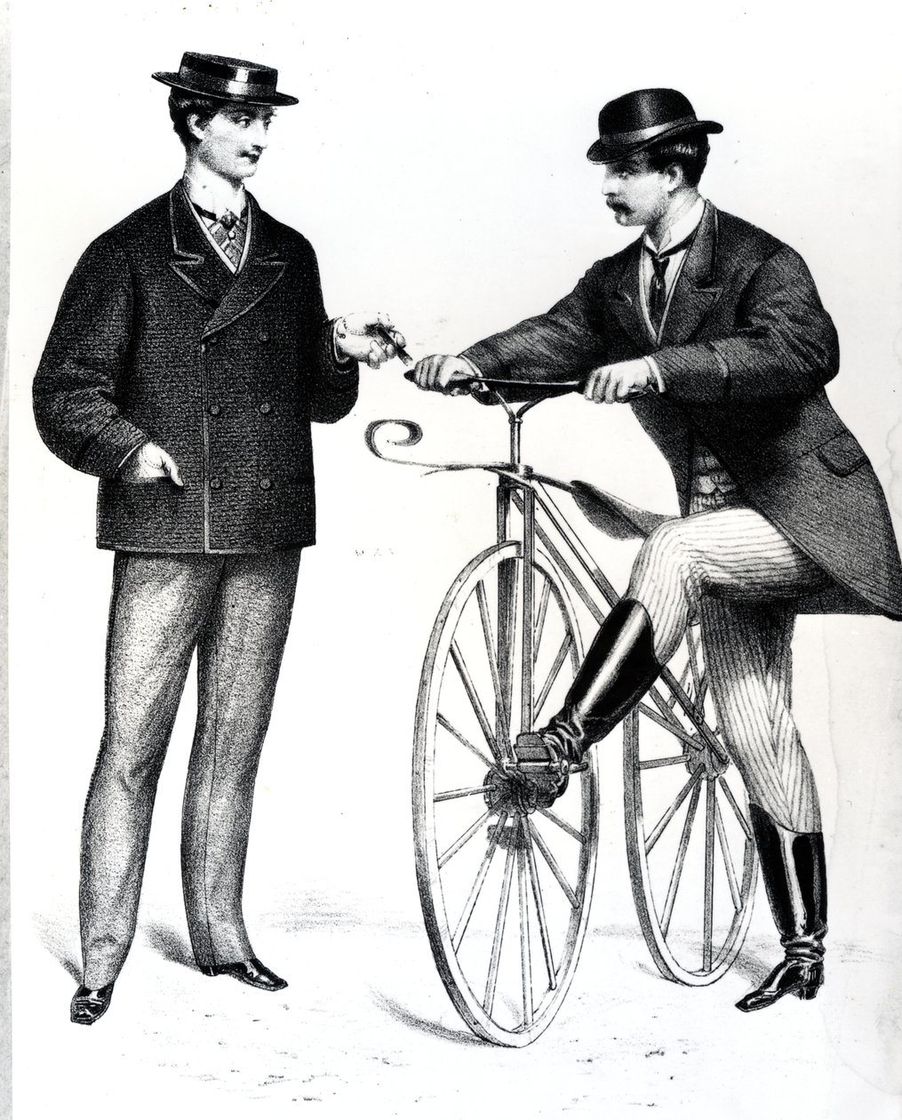 Englantilaiset puvut, julkaistu "West End Gazette of Gentlemen