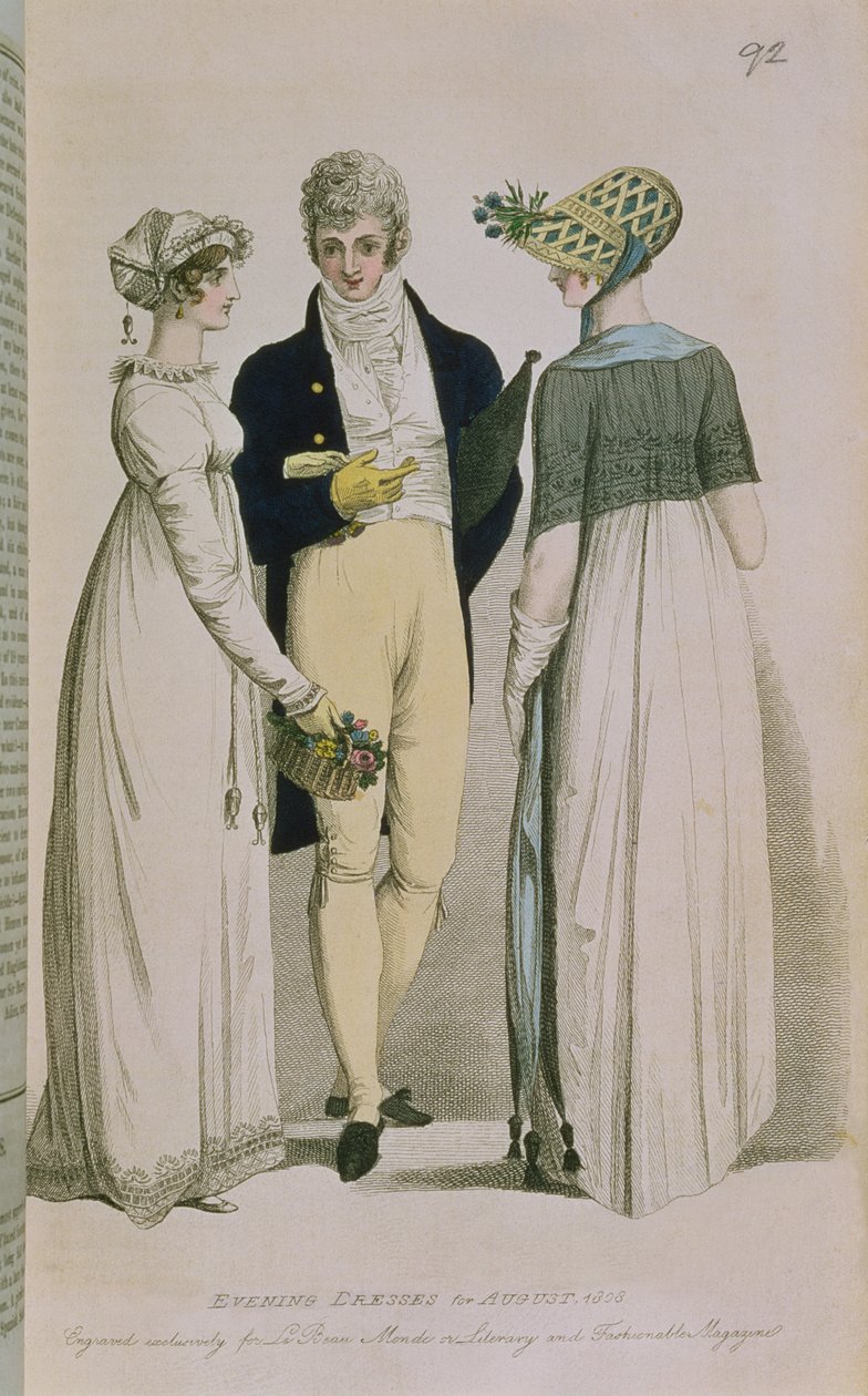 Iltapuvut elokuulle 1808, kuvitus 