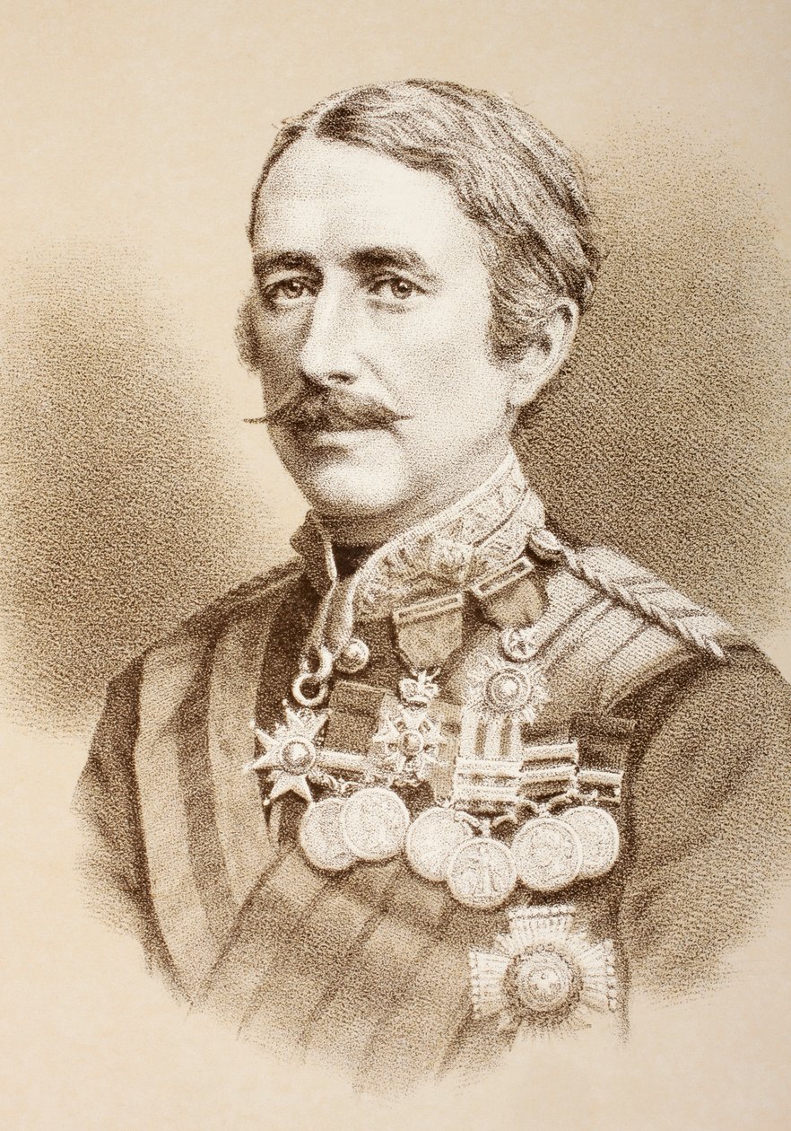 Kenttämarsalkka Garnet Joseph Wolseley, 1. varakreivi Wolseley, noin 1890. tekijältä English School
