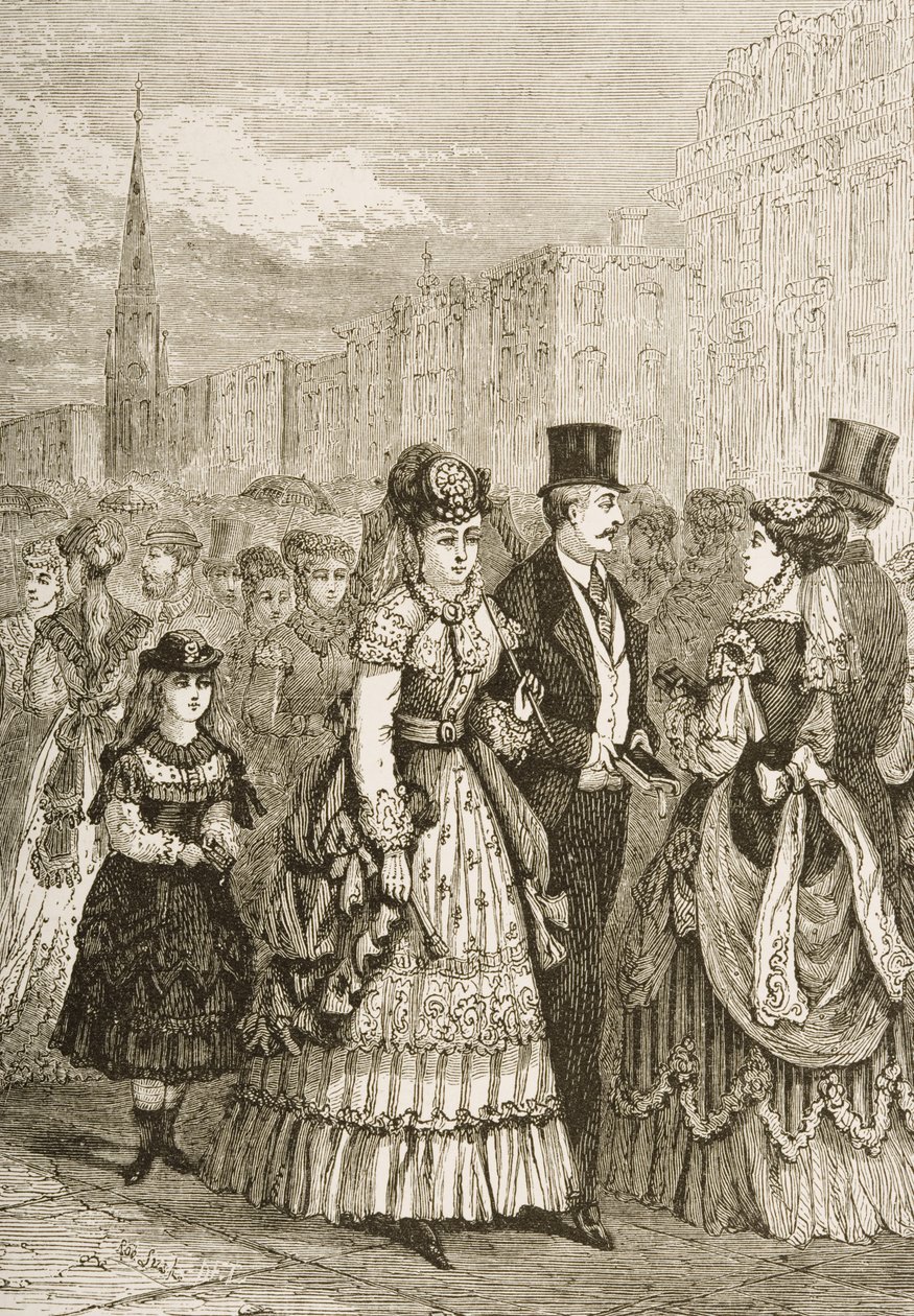Fifth Avenue, New York, noin vuonna 1870, julkaisusta 