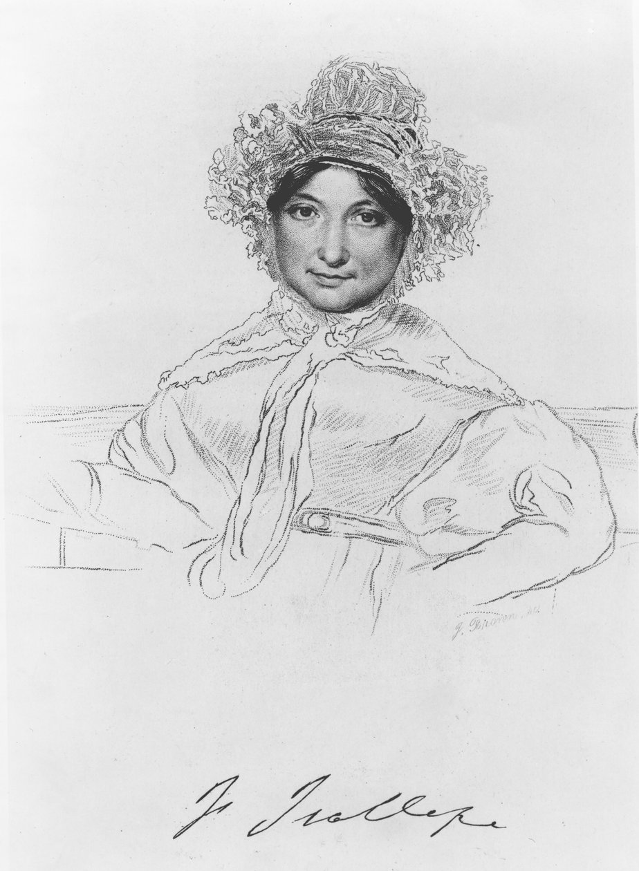F. Brownin kaivertama Frances Trollope (1780-1863). tekijältä English School