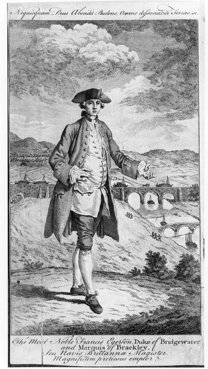 Francis Egerton (1736-1803), Bridgewaterin kolmas herttua ja Brackleyn markiisi tekijältä English School