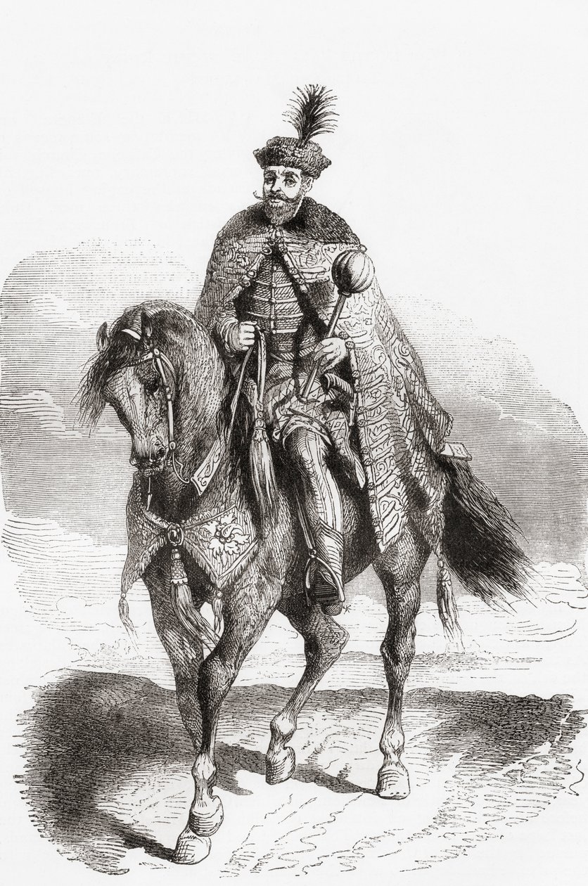 Gabriel Bethlen, 1580-1629, Ward and Locks Illustrated History of the World, pub. noin 1882 tekijältä English School