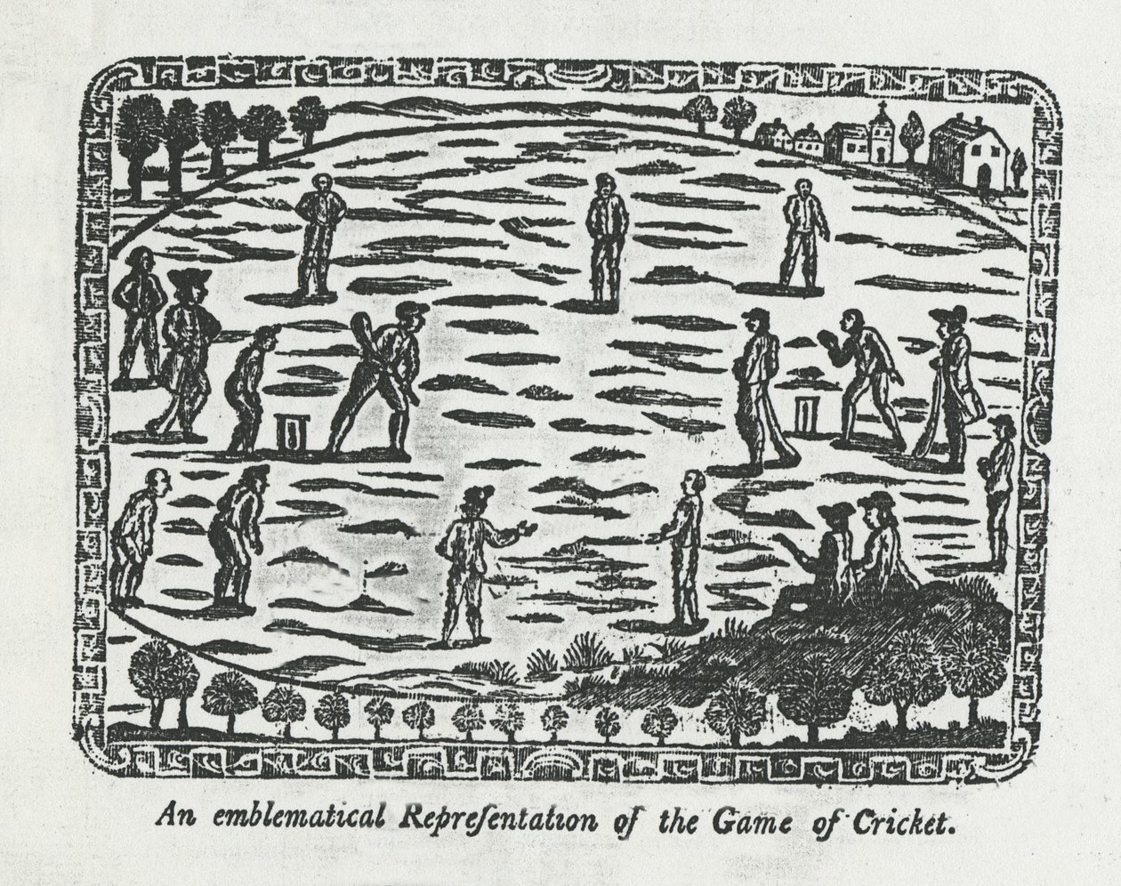 Krikettipeli, 1774 tekijältä English School