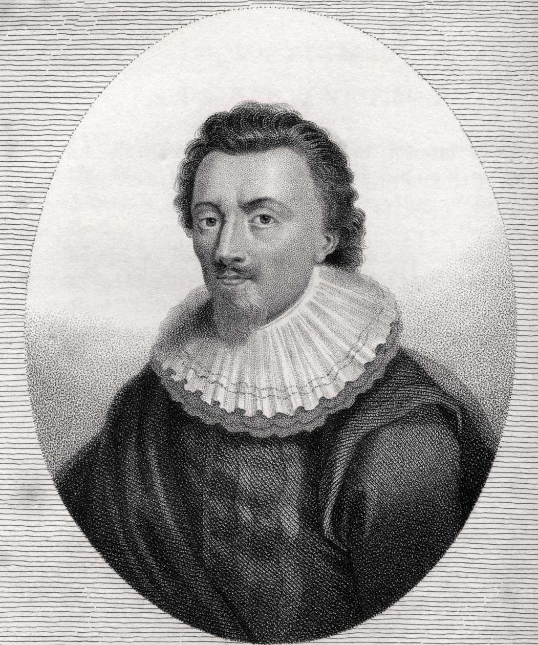 George Calvert, kaiverrettu Bocquet, kuvitus 