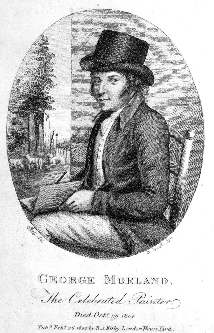 George Morland, kaiverrus G.Scott, 1805 tekijältä English School