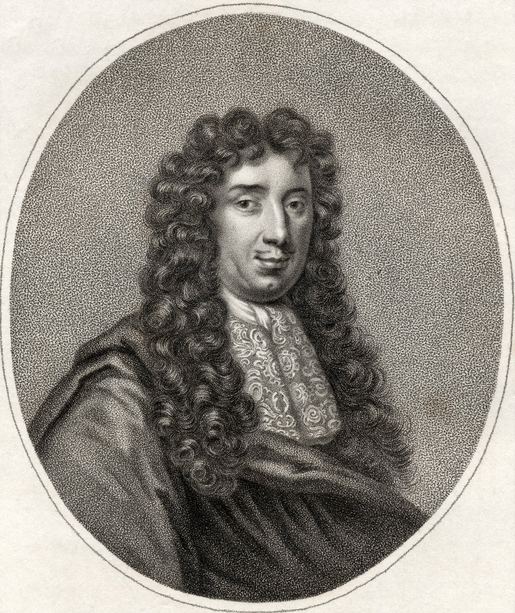 George Savile, kaiverrettu Bocquet, kuvitus 