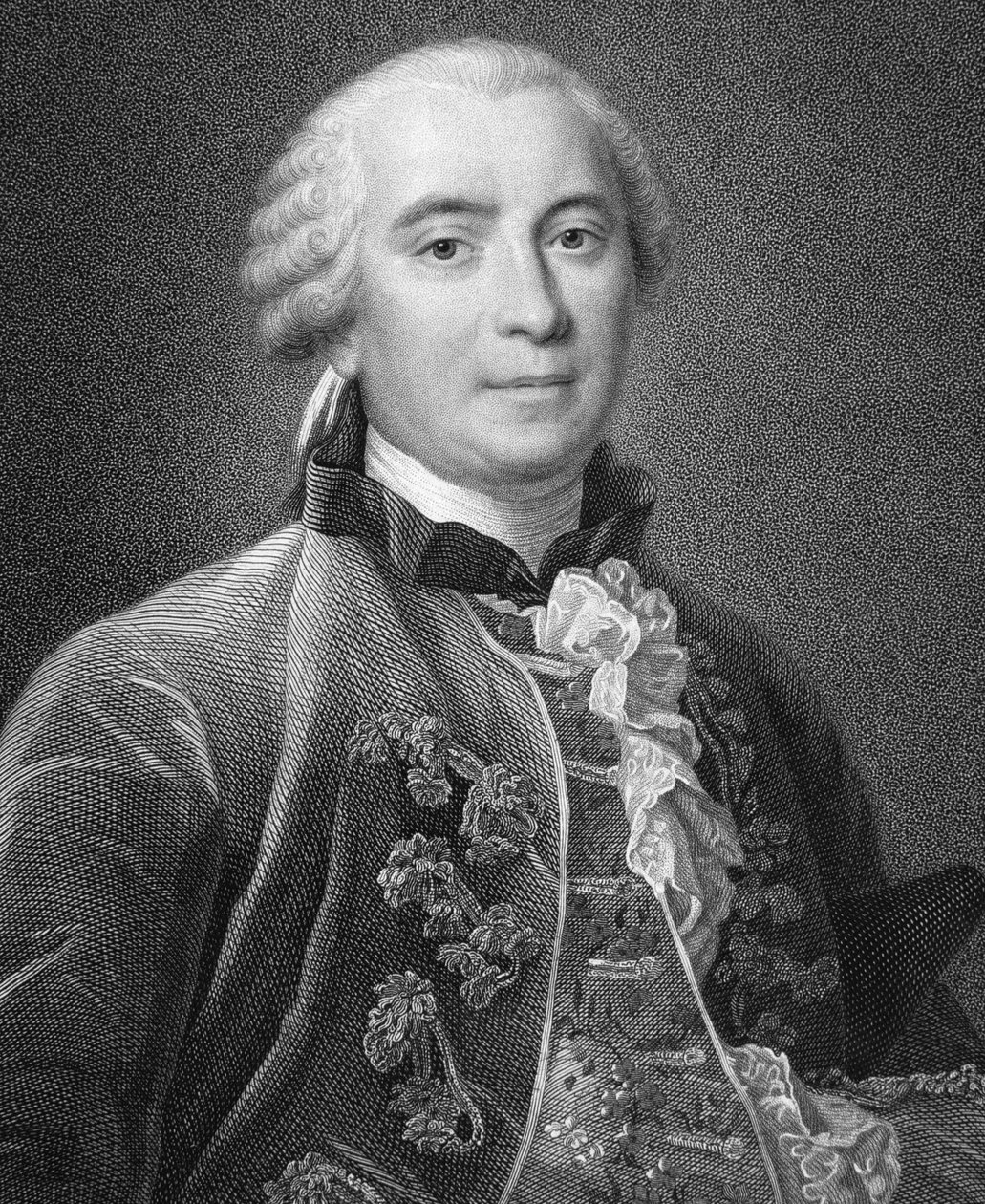 Georges-Louis Leclerc (1707-88) kreivi de Buffon, "Gallery of Portraits", julkaistu vuonna 1833 tekijältä English School