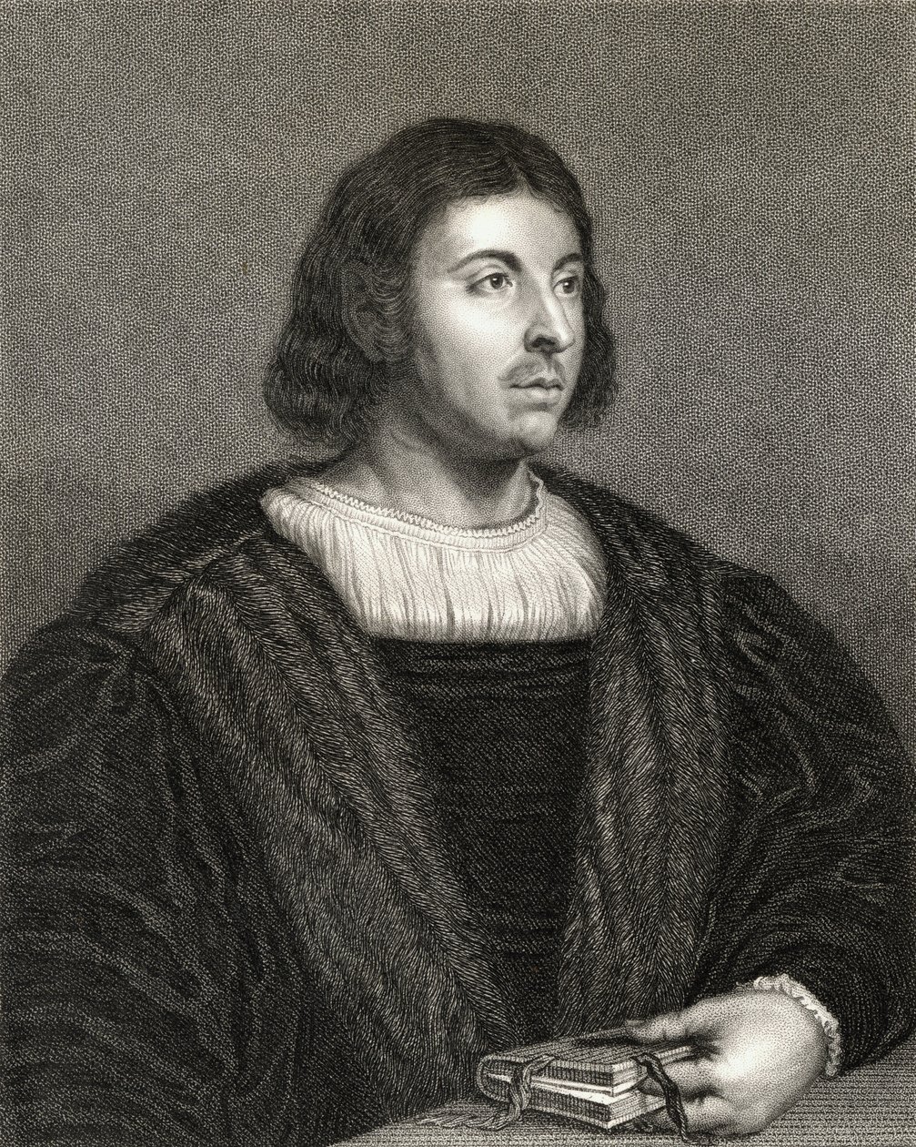 Giovanni Boccaccio (1313-75) Muotokuvien galleriasta, julkaistu 1833 tekijältä English School
