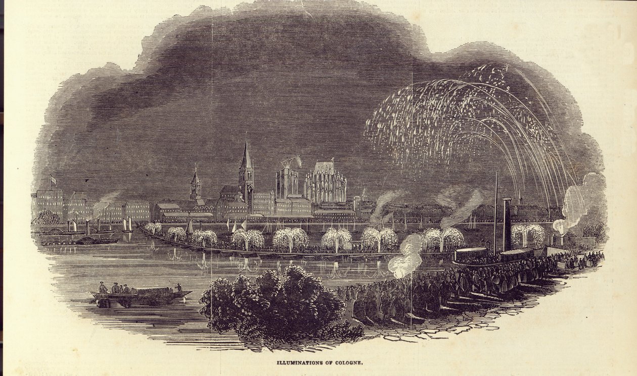 Kölnin valaistukset, 23. elokuuta 1845 tekijältä English School