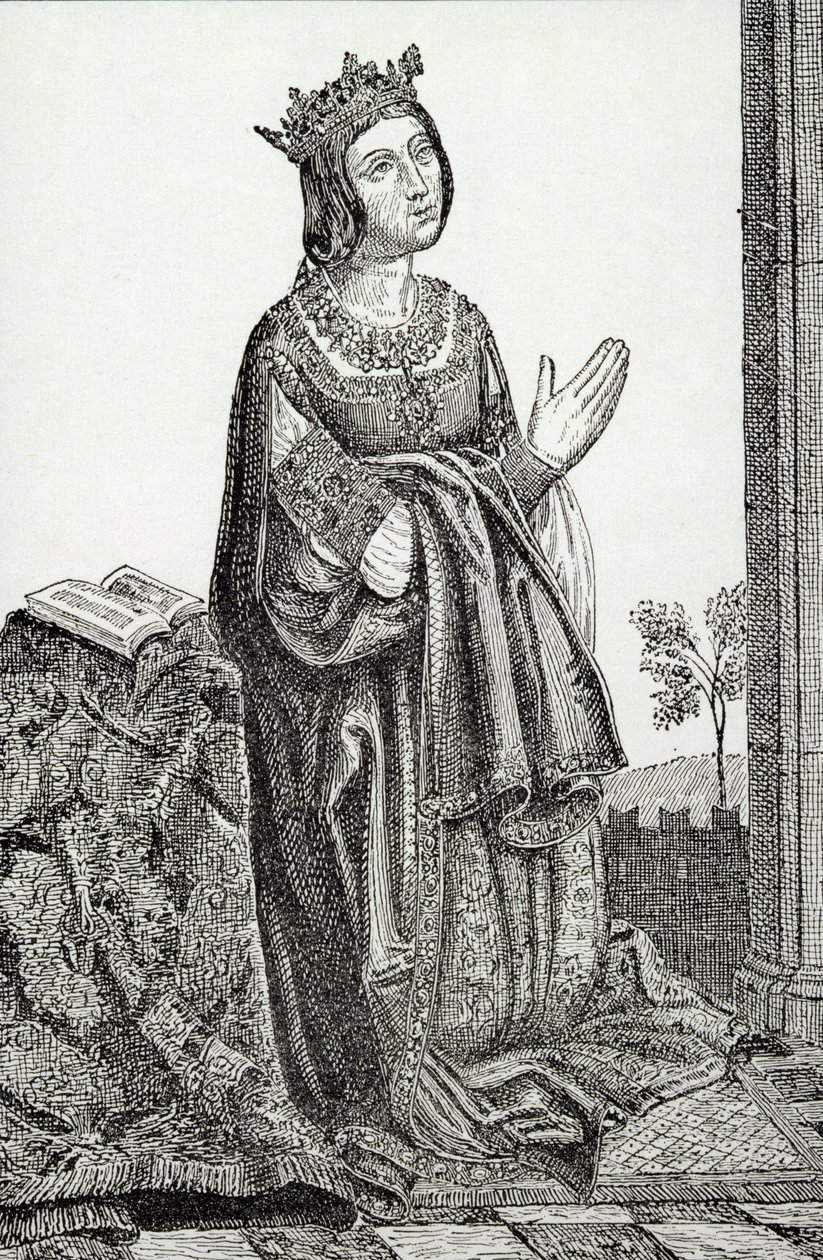 Isabella (1451-1504) Kastiliasta, nimeltään La Catolica tekijältä English School