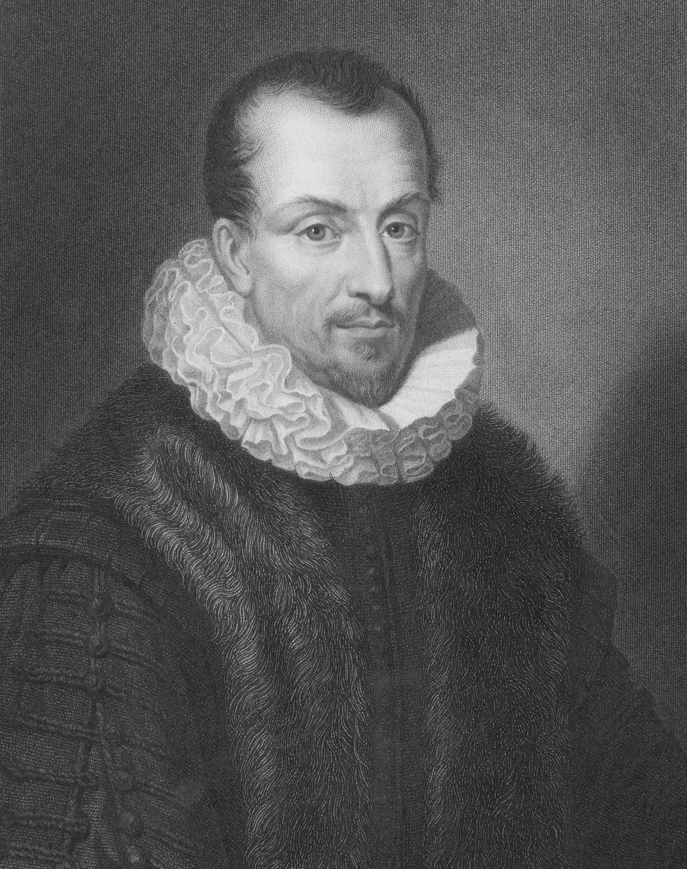 Jacques-Auguste de Thou tai Thaunus (1553-1617) Galleria of Portraits -julkaisusta, julkaistu vuonna 1833 tekijältä English School
