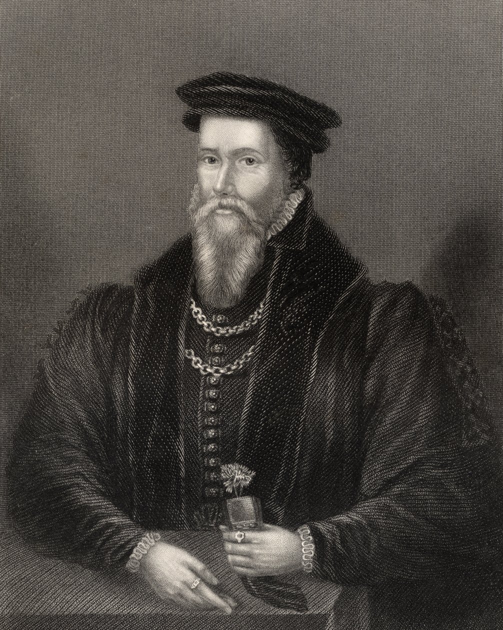 John Caius, "The National Portrait Gallery, Volume III", julkaistu noin 1820 tekijältä English School