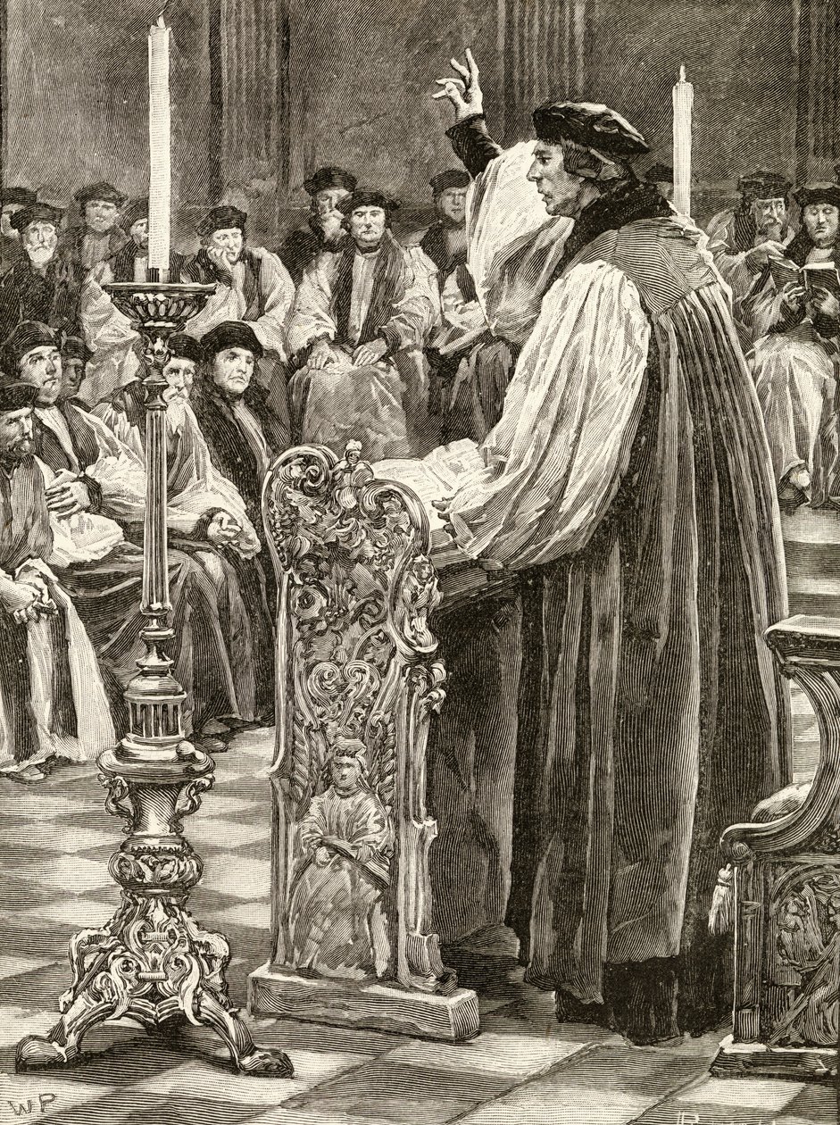 John Colet (1467-1519) saarnaa tekijältä English School