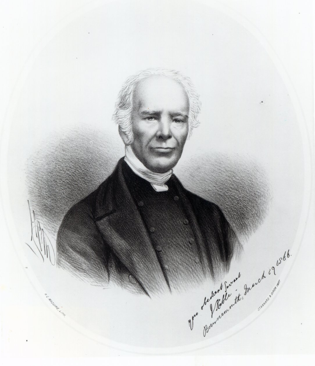 John Keble, 1866 (litografia) tekijältä English School
