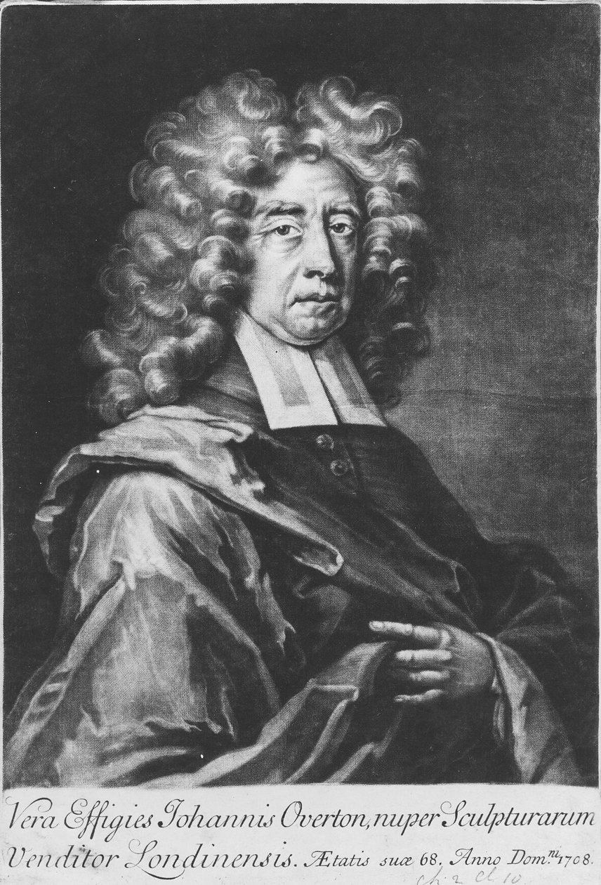 John Overton, 1708 (mezzotintta) tekijältä English School