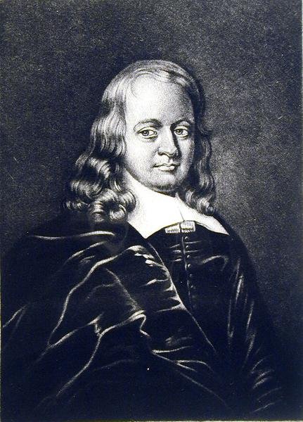 John Thurloe (1616-68) kuvitus teoksesta Portraits of Characters Illustrious in British History, kaiverrettu Robert Dunkarton (1744-n.1817) (mezzotint) tekijältä English School