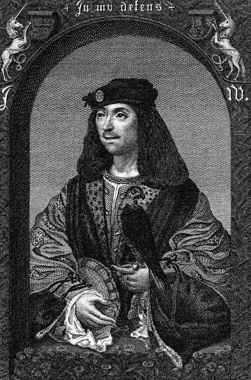 Skotlannin kuningas James IV, 1796 tekijältä English School